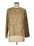 Ann Taylor LOFT 100% Polyester Polka Dots Gold Long Sleeve Blouse Size L - photo 1