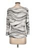 St. John Silver 3/4 Sleeve Top Size L - photo 2