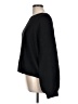 DKNY Solid Black Pullover Sweater Size L - photo 5