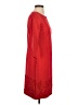 Taylor Solid Red Casual Dress Size 2 - photo 4