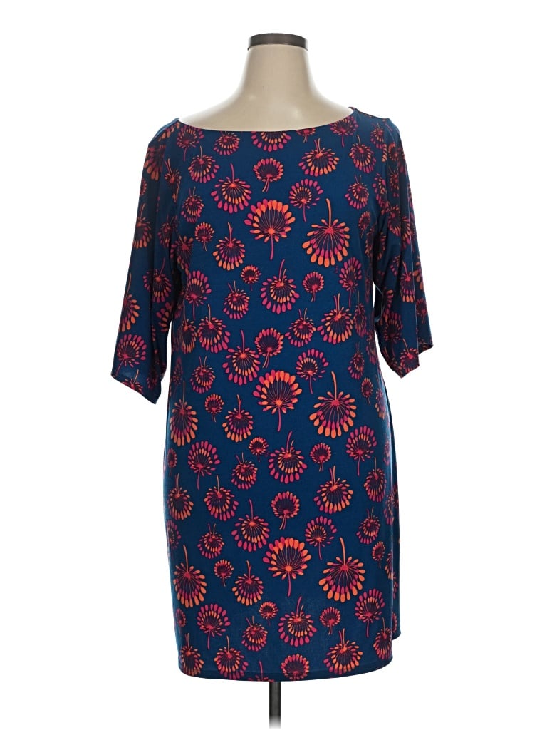 Pre-owned Leota Casual Dress In Blue