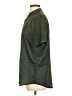 Unbranded Solid Green Short Sleeve Button-Down Shirt Size S - photo 5
