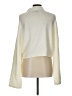 Express Color Block Ivory Turtleneck Sweater Size L - photo 2