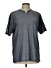 Assorted Brands Gray Short Sleeve Henley Size L - photo 1