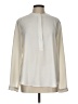Neiman Marcus 100% Polyester Ivory Long Sleeve Blouse Size L - photo 1