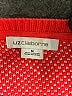 Liz Claiborne 100% Cotton Color Block Red Pullover Sweater Size M - photo 7