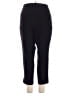 Dalia Collection Solid Black Active Pants Size 18w - photo 2