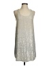 Club Monaco 100% Silk Silver Blouse Size 0 - photo 1