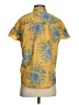 Madewell Floral Yellow Short Sleeve Blouse Size XXS - photo 2