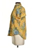 Madewell Floral Yellow Short Sleeve Blouse Size XXS - photo 5