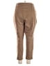 Rafaella Solid Brown Khakis Size 20W - photo 2