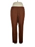 AKRIS Solid Brown Casual Pants Size 16 - photo 1