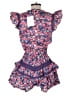 Maia Bergman 100% Cotton Blue Romper Size S - photo 2