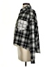 Steve Madden Plaid Gray Long Sleeve Blouse Size 1 - photo 5