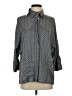 Zara Polka Dots Gray 3/4 Sleeve Button-Down Shirt Size XS - photo 1