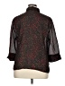 Sag Harbor 100% Polyester Animal Print Black 3/4 Sleeve Blouse Size 16 - photo 2