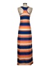 Mossimo Supply Co. Stripes Orange Casual Dress Size XS - photo 2
