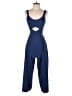 Forever 21 Contemporary Solid Blue Jumpsuit Size S - photo 1