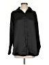 H&M 100% Polyester Solid Black Long Sleeve Blouse Size S - photo 1
