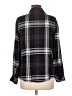 Dex 100% Rayon Plaid Black 3/4 Sleeve Blouse Size M - photo 2