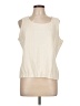 St. John Ivory Sleeveless Top Size L - photo 1