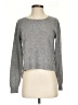 Repeat Cashmere 100% Cashmere Metallic Gray Cashmere Pullover Sweater Size XS - photo 1
