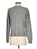 Repeat Cashmere 100% Cashmere Metallic Gray Cashmere Pullover Sweater Size XS - photo 2