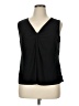 Ellen Tracy Black Sleeveless Blouse Size XL - photo 1