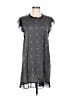 Cotélac Argyle Gray Casual Dress Size Med (2) - photo 1