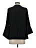Roz & Ali Stripes Black Blazer Size XS - photo 2
