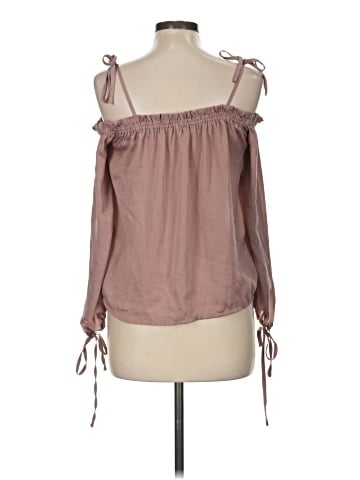 LA Hearts Long Sleeve Blouse (view 2)
