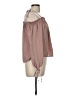 LA Hearts 100% Polyester Brown Long Sleeve Blouse Size M - photo 4