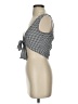 Shein 100% Polyester Silver Sleeveless Blouse Size S - photo 5