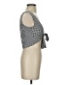Shein 100% Polyester Silver Sleeveless Blouse Size S - photo 4