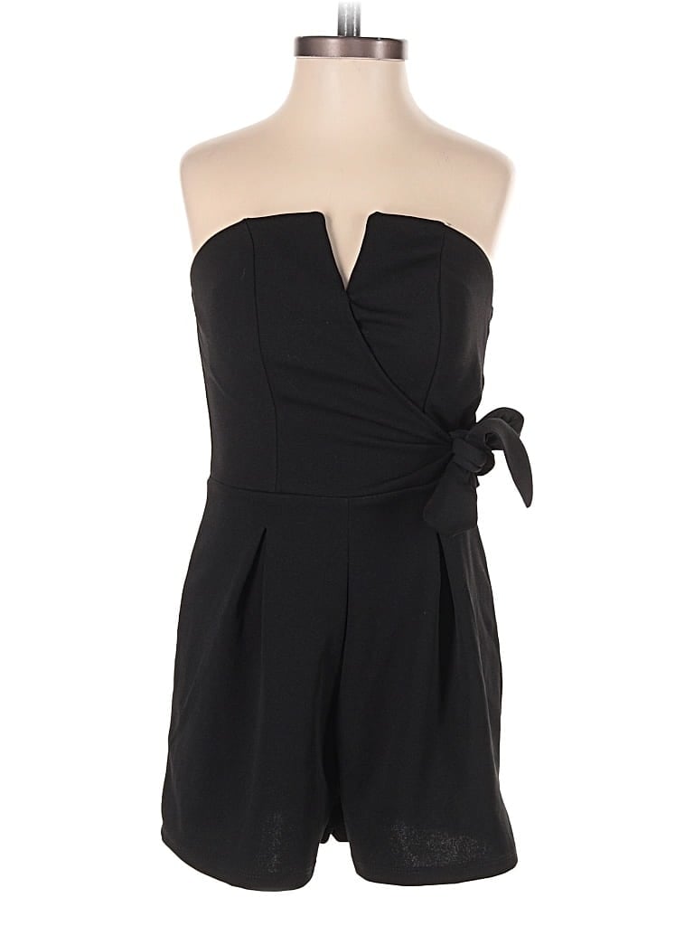 Mi Ami Romper In Black