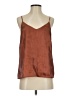 A New Day 100% Polyester Brown Sleeveless Blouse Size S - photo 1