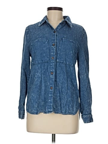 Forever 21 Long Sleeve Button-Down Shirt (view 1)