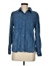 Forever 21 Blue Long Sleeve Button-Down Shirt Size M - photo 1