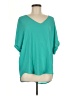 Gibson Latimer Teal Short Sleeve Blouse Size M - photo 1