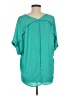 Gibson Latimer Teal Short Sleeve Blouse Size M - photo 2