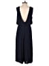 Babaton 100% Viscose Solid Blue Jumpsuit Size XXS - photo 2