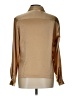 Pendleton 100% Polyester Solid Tan Long Sleeve Blouse Size 10 - photo 2
