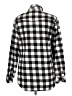 Matchstick 100% Cotton Checkered-gingham Black Long Sleeve Button-Down Shirt Size L - photo 2