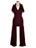 Assorted Brands 100% Spandex Burgundy Jumpsuit Size XL - photo 1
