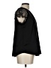 Flower & Feather Black Short Sleeve Top Size L - photo 4