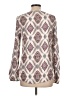Crosby 100% Rayon Ivory Long Sleeve Blouse Size L - photo 2