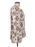 Crosby 100% Rayon Ivory Long Sleeve Blouse Size L - photo 4