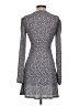 MNG Print Blue Cocktail Dress Size 4 - photo 2