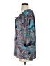 Akiko Paisley Blue 3/4 Sleeve Blouse Size S - photo 5