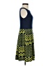 Xhilaration Chevron-herringbone Blue Casual Dress Size S - photo 4